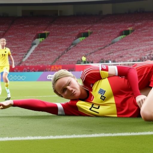 奥运会：女子足球决赛德国队击败瑞典队